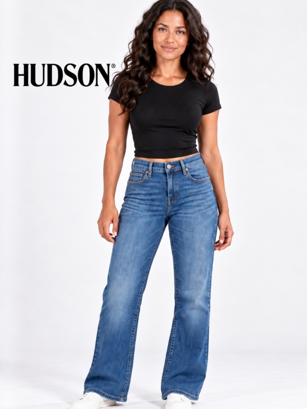 Hudson Drew Midrise Bootcut Jeans